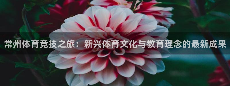 熊猫体育app官方入口：常州体育竞技之旅：新兴体育文化与教育理念的最新成果