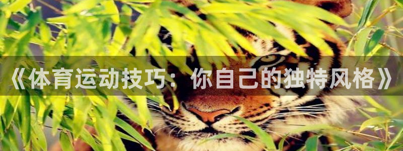 熊猫体育app官方下载最新版：《体育运动技巧：你自己的独特风格》